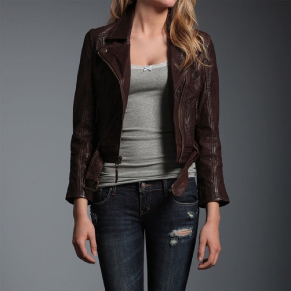 Abercrombie & Fitch Leather Jacket
